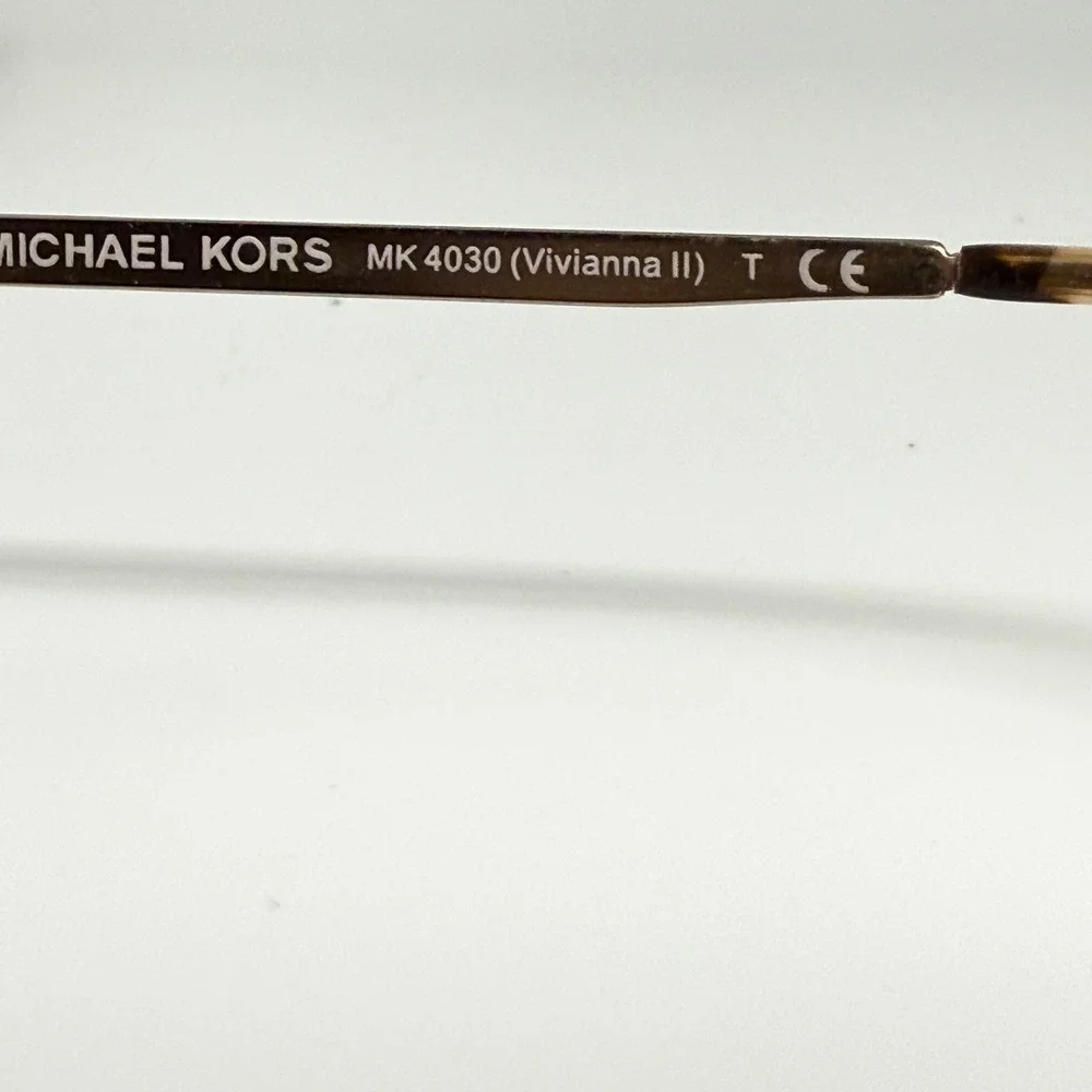 Michael Kors Vivianna II MK4030 Brown Tortoise Rectangular Eyeglasses 51-16-135